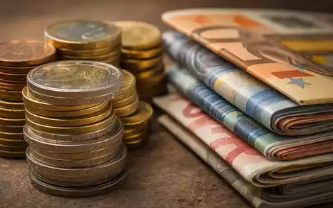 Sofina S.A. (BE0003717312) zeigt Makroaufnahme von Euro-Münzen und Banknoten als Symbol für Kapitalanlagen - Foto: THN