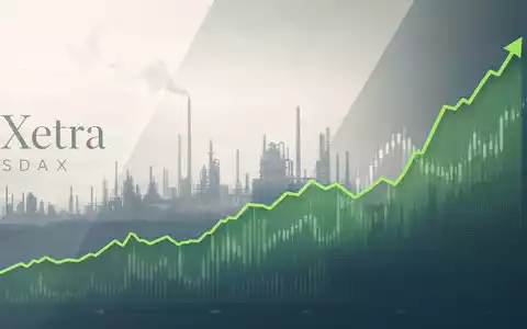 Norma Group DE000A1H8BV3 im Börsen-Editorial-Stil mit Xetra SDAX Aktienchart vor Industriesilhouette dargestellt - Foto: THN