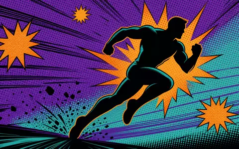 Pop-Art-Comic mit stilisierter Actionfigur greift die Unterhaltungsbranche von Warner Bros. Disc., ISIN US9344231041, spielerisch auf - Foto: THN