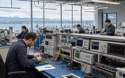 Fortive Corp. betreibt ein modernes Messtechnik-Labor mit Präzisionsinstrumenten und Ingenieuren, ISIN US34959J1088 - Foto: THN