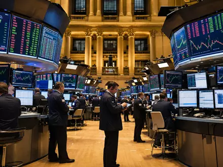 Fortive Corp. Börsen-Editorial an der NYSE mit aktiven FTV-Händlern und Messtechnik-Aktiencharts, ISIN US34959J1088 - Foto: THN