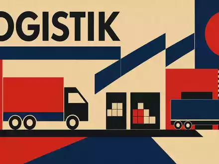 Old Dominion Freight Line US6795801009 Bauhaus-Poster mit geometrischen Formen und großer Typografie LOGISTIK - Foto: THN
