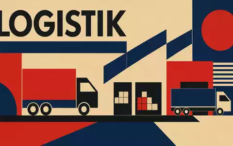 Old Dominion Freight Line US6795801009 Bauhaus-Poster mit geometrischen Formen und großer Typografie LOGISTIK - Foto: THN