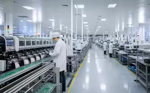 Jabil Inc. setzt vollautomatisierte SMT-Bestückungsanlagen für die Serienproduktion globaler Elektroniksysteme ein, ISIN US46612W1036 - Foto: THN
