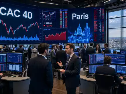 Börsen-Editorialfoto zu Euronext Paris und CAC 40 symbolisiert die Notierung von Eurofins Scientific SE, FR0014000MR3 - Foto: THN