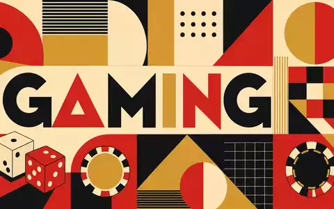 Geometrisches Bauhaus-Poster mit dem Wort GAMING symbolisiert den Sektor von Las Vegas Sands, ISIN US51669R1077 - Foto: THN