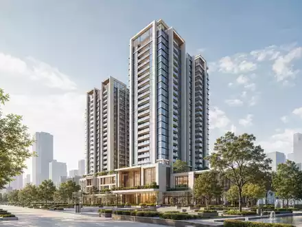 LEG Immobilien SE (DE000LEG1110) entwickelt moderne Wohntürme in deutschen Großstädten, visualisiert als zeitgenössisches Architektur-Rendering - Foto: THN