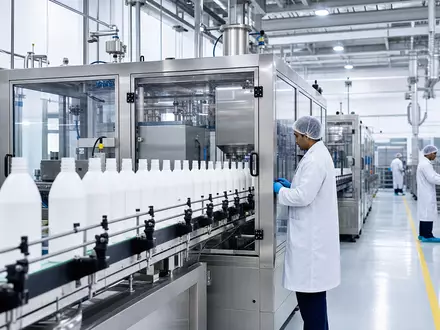 Reckitt Benckiser Group (ISIN GB00B24CGK77) betreibt moderne Produktionsanlagen für Hygiene- und Gesundheitsprodukte weltweit - Foto: THN