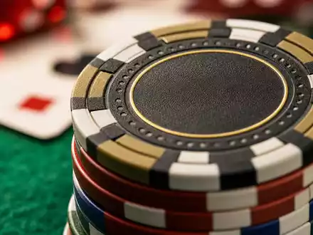 Evolution AB (SE0012673267) liefert hochwertige Casino-Produkte weltweit, sichtbar in dieser detaillierten Chip-Makroaufnahme heute - Foto: THN