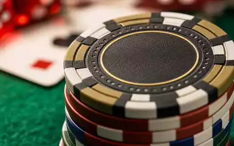 Evolution AB (SE0012673267) liefert hochwertige Casino-Produkte weltweit, sichtbar in dieser detaillierten Chip-Makroaufnahme heute - Foto: THN