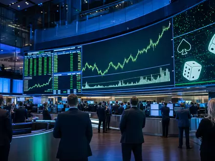 Evolution AB (SE0012673267) notiert an der Nasdaq Stockholm OMX, hier symbolisiert durch Trading-Floor-Charts - Foto: THN