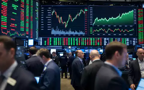 Börsen-Editorialfoto vom Trading-Floor mit Energie-Charts illustriert die Notierung von Williams Companies, ISIN US9694571004 - Foto: THN