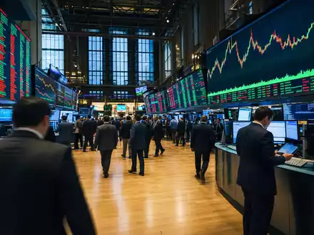 Editorial-Aufnahme eines Börsenparketts mit Aktiencharts, relevant für MetLife Inc., ISIN US59156R1086, NYSE gelistet - Foto: THN