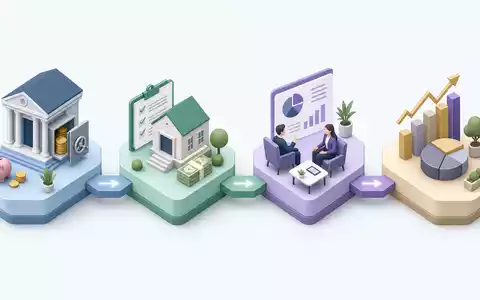 Isometrische 3D-Grafik zeigt Bankprozesse und Wertschöpfungskette fĂŒr Investec plc, ISIN GB00B17BBQ50, digitale Illustration - Foto: THN