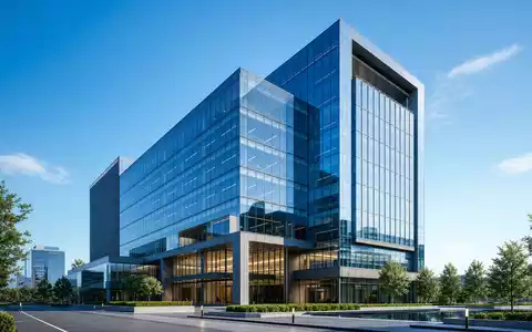 Hays plc GB0004161021 repräsentiert modernen Glas-Bürokomplex als Hauptsitz eines internationalen Personaldienstleistungsunternehmens in Großbritannien - Foto: THN