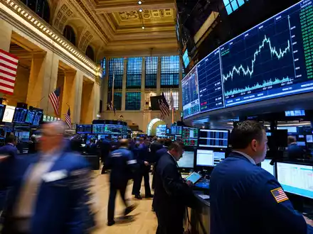 American Water Works US0304201033 Aktie am NYSE Börsen Parkett mit Versorger Charts Editorial Foto - Foto: THN