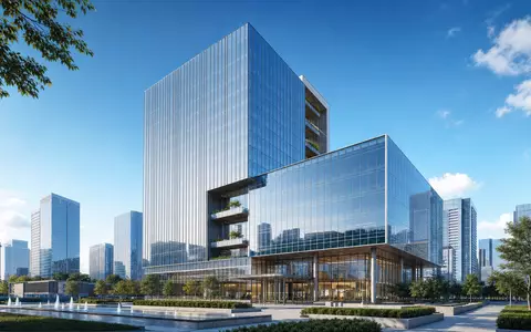 Diageo plc GB0002374006 wird durch ein modernes Glas-Hochhaus im Architektur-Render als Konzernzentrale symbolisch dargestellt - Foto: THN