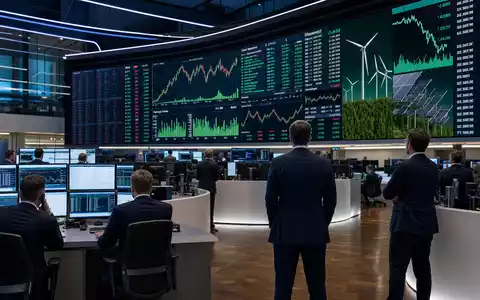 SMA Solar Technology DE000A0DJ6J9 wird im Börsen-Editorial mit Handelsraum und Energie-Kursdaten dargestellt - Foto: THN