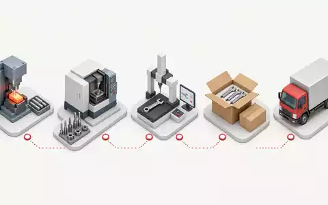 Isometrisches 3D-Diagramm der Werkzeug-Wertschöpfungskette veranschaulicht Snap-on Inc. Prozesse, Aktie ISIN US8330341012 gelistet - Foto: THN