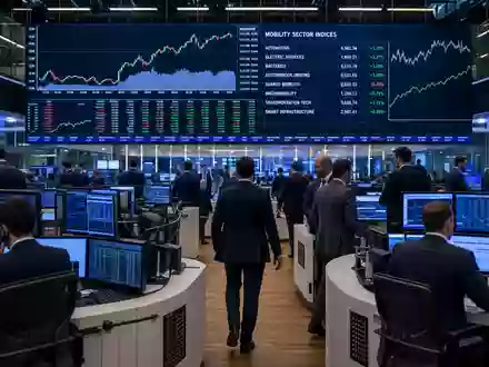 Börsen-Editorialfoto vom Frankfurter Handelsplatz mit Mobilitätssektor-Charts symbolisiert Sixt SE DE0007231334 am DAX - Foto: THN