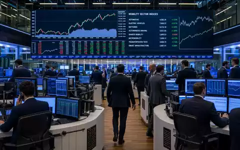 Börsen-Editorialfoto vom Frankfurter Handelsplatz mit Mobilitätssektor-Charts symbolisiert Sixt SE DE0007231334 am DAX - Foto: THN