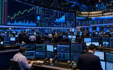 Airbnb Inc. US0090661010 Börsen Editorial vom NASDAQ Handelsraum mit Consumer Tech Kursdiagrammen auf großen Bildschirmen - Foto: THN
