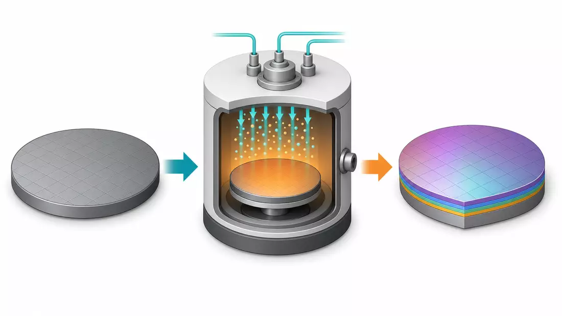 3D Deposition Wafer Reaktor beschichteter Chip – AIXTRON SE DE000A0WMPJ6