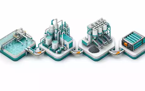 Albemarle Corp. US0126531013 – Isometrische 3D-Illustration der Lithium-Wertschöpfungskette von Sole-Extraktion bis zur fertigen Batteriezelle - Foto: THN