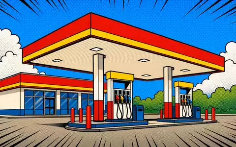Galp Energia SGPS SA (PTGAL0AM0009) betreibt Tankstellen in Portugal, gezeigt als Pop-Art-Comic-Illustration - Foto: THN