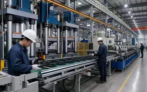 Fotorealistische Werkshalle zeigt Polymerfertigung von Trelleborg AB, Aktie mit ISIN SE0000114837 an Börse notiert - Foto: THN