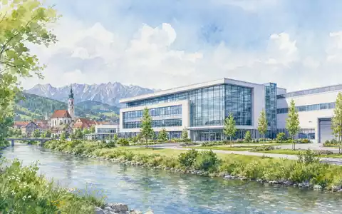 Rational AG (DE0007010803) inspiriert dieses Aquarell eines modernen Bürogebäudes nahe einer bayerischen Kleinstadt - Foto: THN