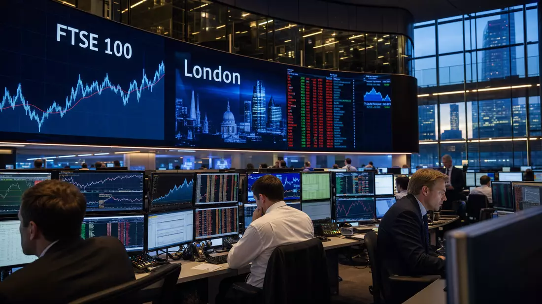 Börsen-Editorial FTSE 100 London, Symbolbild Associated British Foods plc GB0006731235