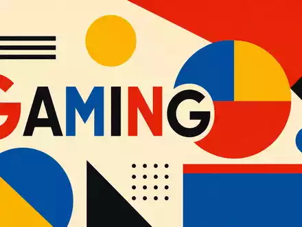 Bauhaus-Poster mit geometrischen Formen symbolisiert Ubisoft Entertainment SA, ISIN FR0000121691, in der digitalen Gaming-Industrie - Foto: THN