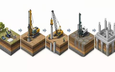 Isometrisches Diagramm stellt Wertschöpfungskette der Geotechnik dar, Kerngeschäft von Keller Group plc, ISIN GB0034293025 - Foto: THN