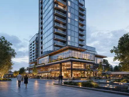 Architektur-Render eines modernen Hochhauses veranschaulicht Morgan Sindall Group plc, ISIN GB0006005892, in der Immobilienentwicklung - Foto: THN