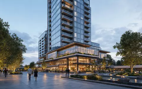 Architektur-Render eines modernen Hochhauses veranschaulicht Morgan Sindall Group plc, ISIN GB0006005892, in der Immobilienentwicklung - Foto: THN