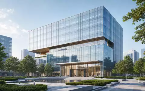 GSK plc (ISIN GB0009252882) präsentiert sich im Architektur-Render als moderner Firmensitz mit Glasfassade und Grünanlage - Foto: THN