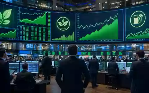 Verbio SE (DE000A0JL9W6) wird an deutschen Börsen gehandelt, dargestellt durch Charts der Erneuerbare-Energien-Branche - Foto: THN
