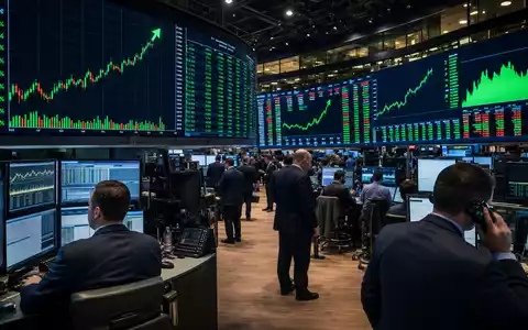 AppLovin Corp. ISIN US03782L1017 Börsen Editorial auf dem NASDAQ Parkett mit steigenden grĂŒnen Technologie Charts - Foto: THN