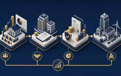 Apollo Global Management US0376123065 illustriert die Wertschöpfungskette als isometrisches 3D-Diagramm mit zentralen Investmentprozessen - Foto: THN