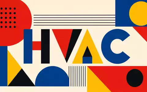 Belimo Holding AG (ISIN CH1101098163): Bauhaus-Poster mit geometrischen Formen und Sektor-Kürzel HVAC - Foto: THN