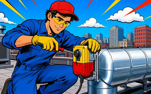 Belimo Holding AG (ISIN CH1101098163): Pop-Art-Comic zeigt bunte Szene mit Lüftungstechnik und Klimaanlagen - Foto: THN