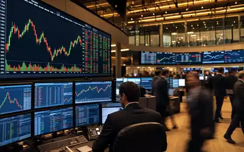 Bilfinger SE (DE0005201602) Börsen Editorial zeigt SDAX Chartanalyse auf dem Handelsfloor der Frankfurter Wertpapierbörse - Foto: THN
