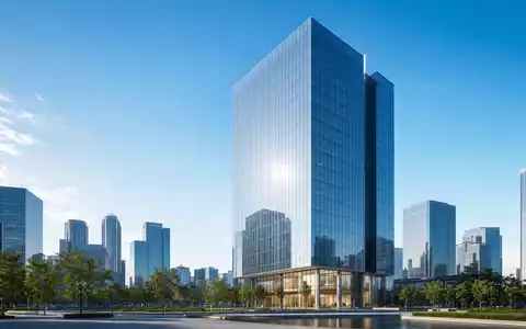 Svenska Handelsbanken (SE0007100599) unterhält Konzernstrukturen in modernen Bürotürmen, symbolisiert durch dieses architektonische Glashochhaus-Render - Foto: THN