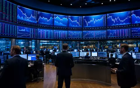 Swedbank AB (SE0000242455) notiert an der Nasdaq Stockholm, dargestellt in dieser editorialen Börsensaal-Aufnahme mit Charts - Foto: THN