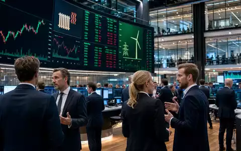 Nibe Industrier AB (SE0015988019) inspiriert diese Editorial Szene vom belebten Handelsraum der Börse Nasdaq Stockholm - Foto: THN