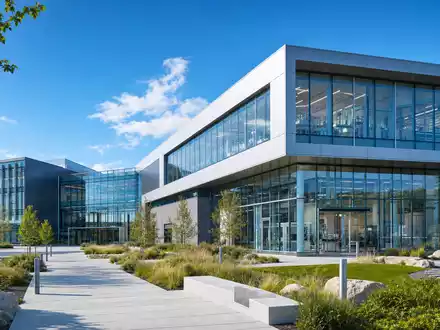 Victrex plc (ISIN GB0009292243) unterhält ein modernes Forschungszentrum, hier als architektonisches 3D-Render visualisiert - Foto: THN