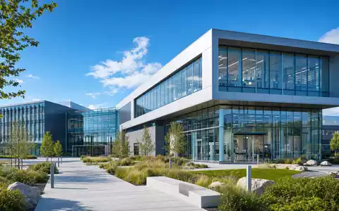 Victrex plc (ISIN GB0009292243) unterhÀlt ein modernes Forschungszentrum, hier als architektonisches 3D-Render visualisiert - Foto: THN