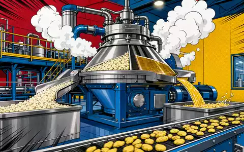 Pop-Art-Comic-Szene einer Lebensmittelfabrik stellt kreativ die Branche von GEA Group AG, ISIN DE0006602006, dar - Foto: THN