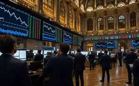 Börsen-Editorialfoto vom Trading-Floor in Madrid symbolisiert die Notierung von Bankinter S.A. (ISIN ES0113679137) im Index - Foto: THN